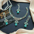 Zircon Jewellery Set with long Earrings