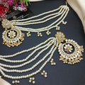 Kundan Earrings with Sahare