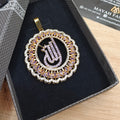 Lavender Zircon Allah pendant
