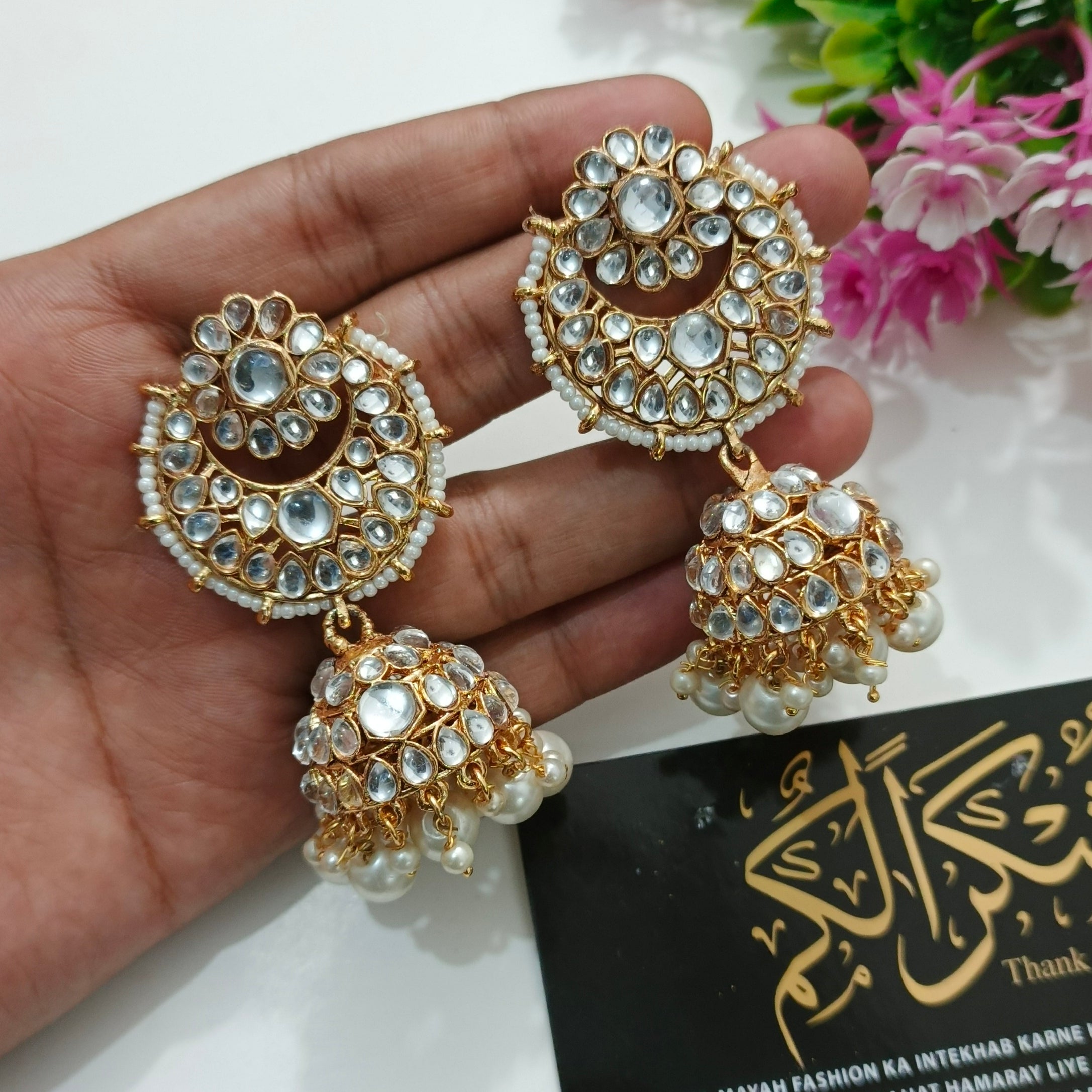 Kundan Bali jhumka