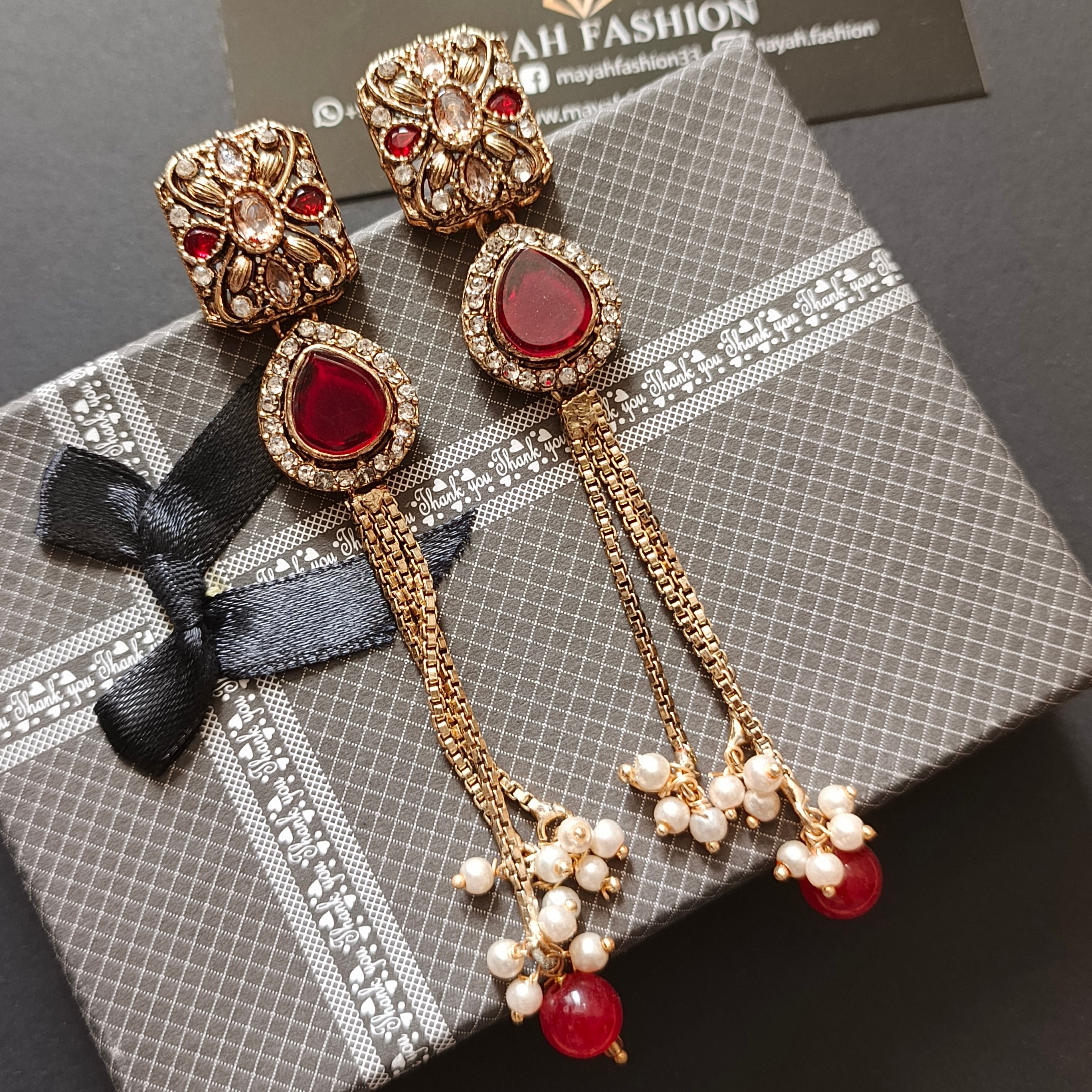 Long Egyptian Hanging Earrings