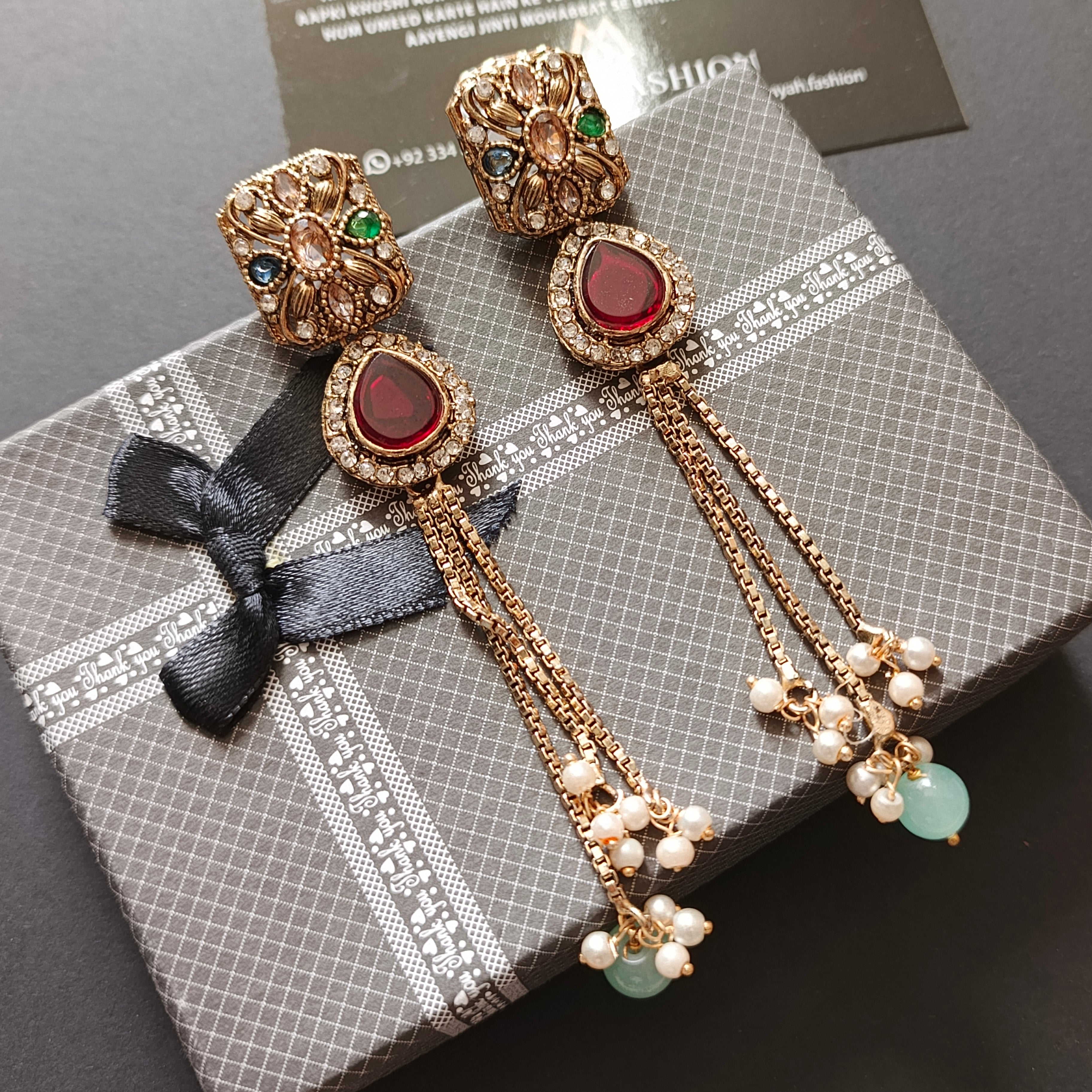 Long Egyptian Hanging Earrings