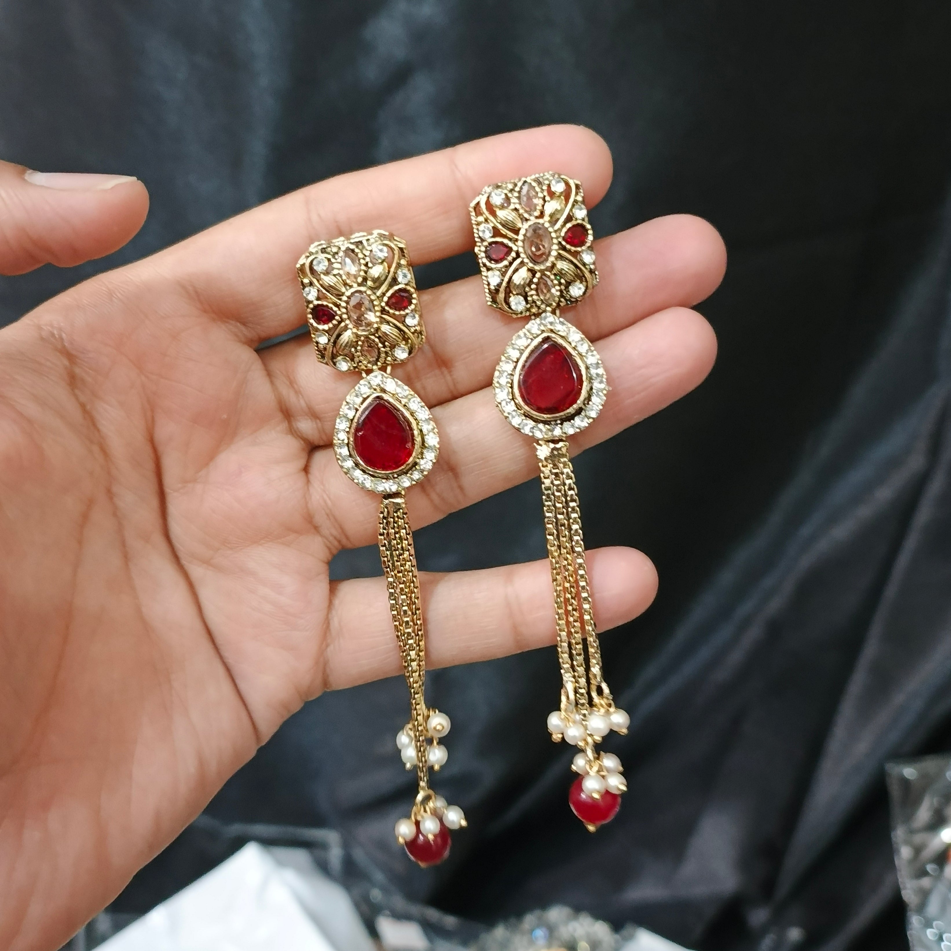 Long Egyptian Hanging Earrings