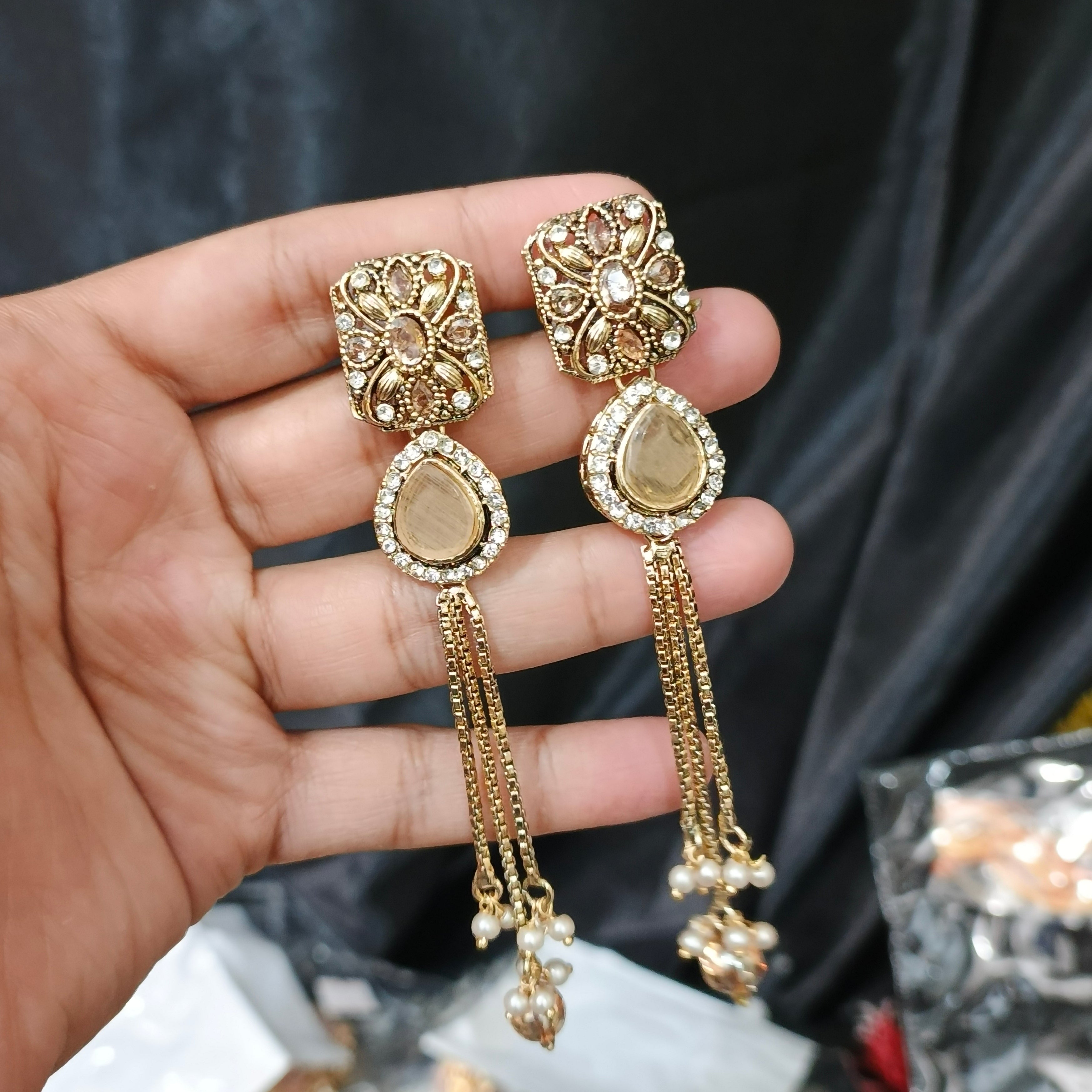 Long Egyptian Hanging Earrings