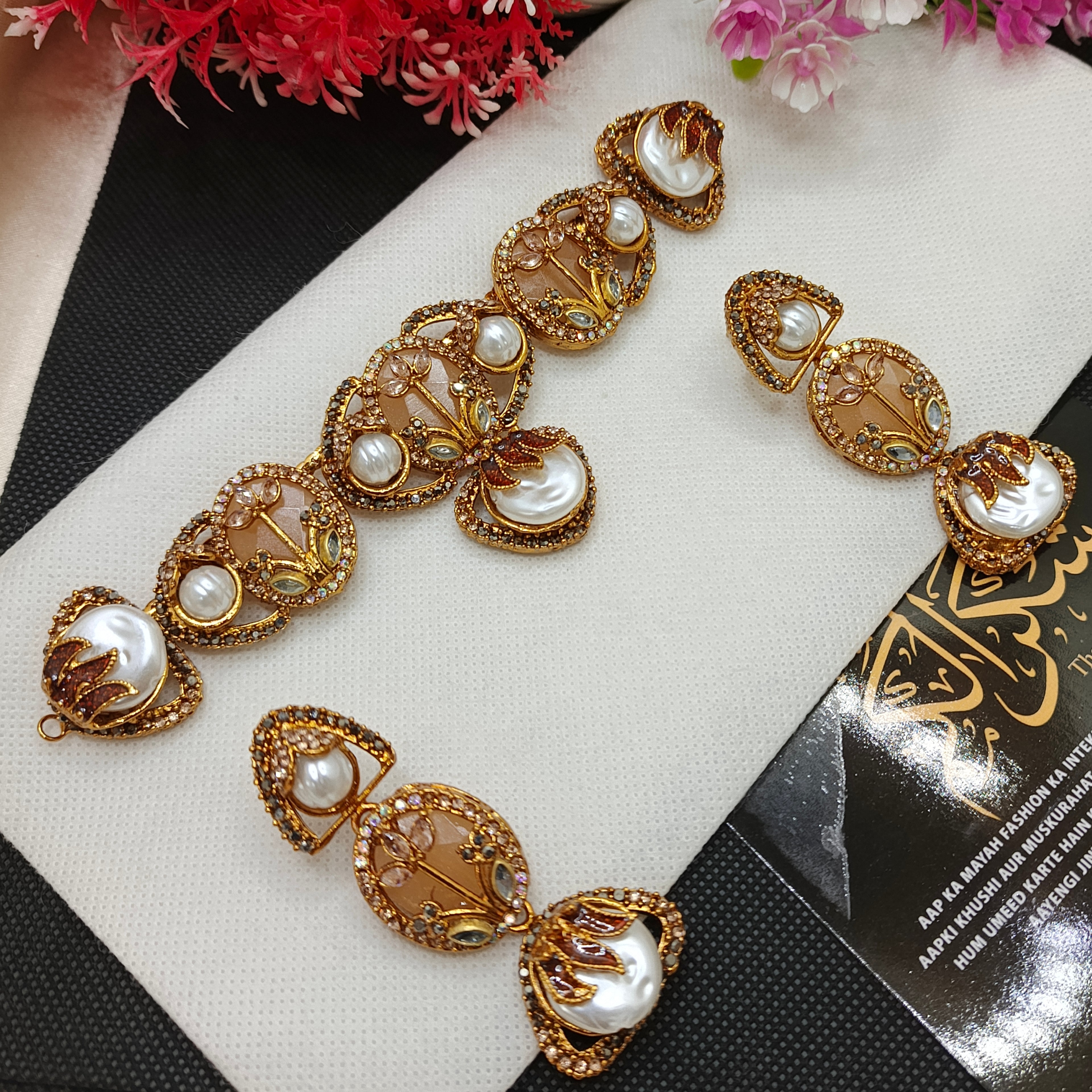 Turkish Chokar Set (champagne )