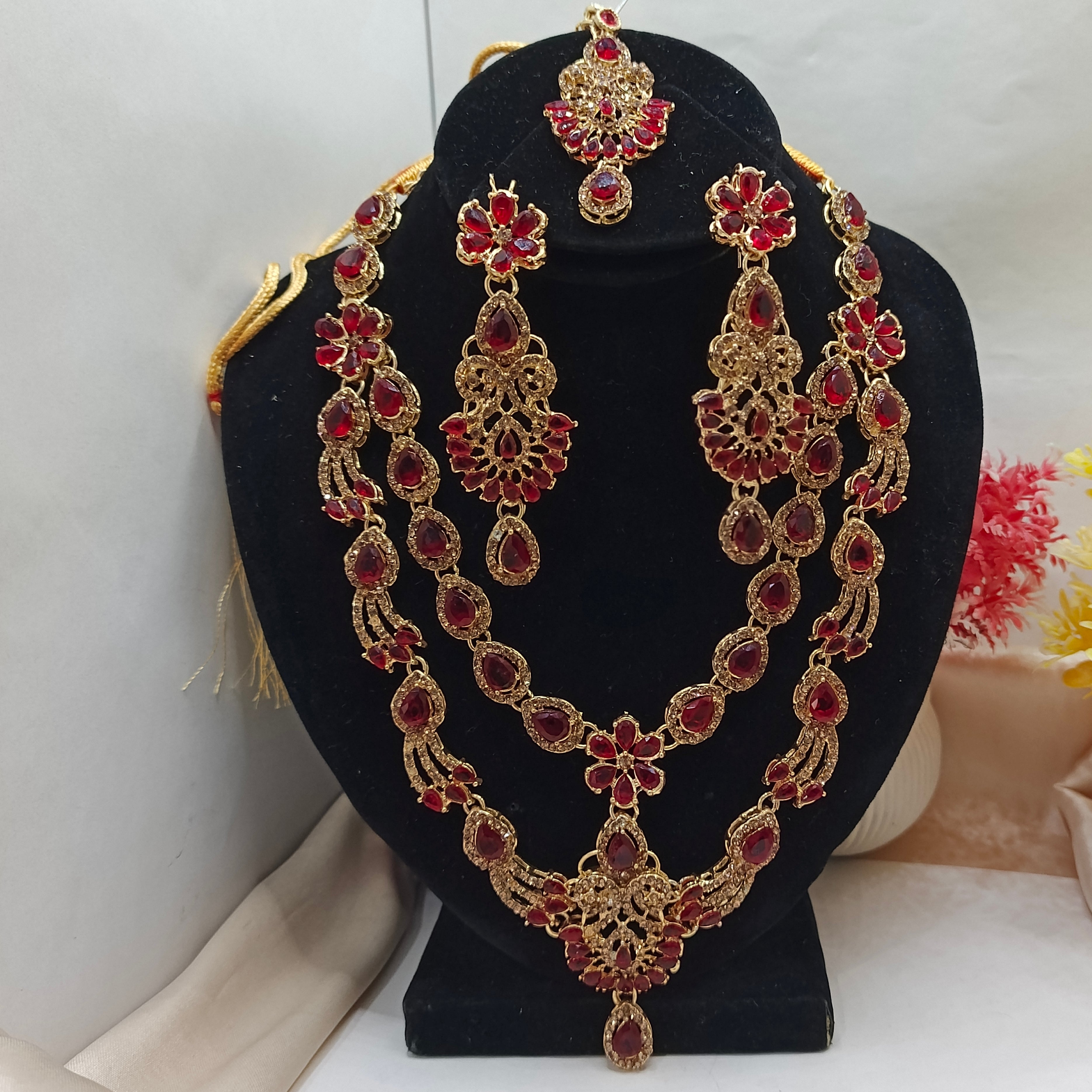 Double Layered Necklace Set