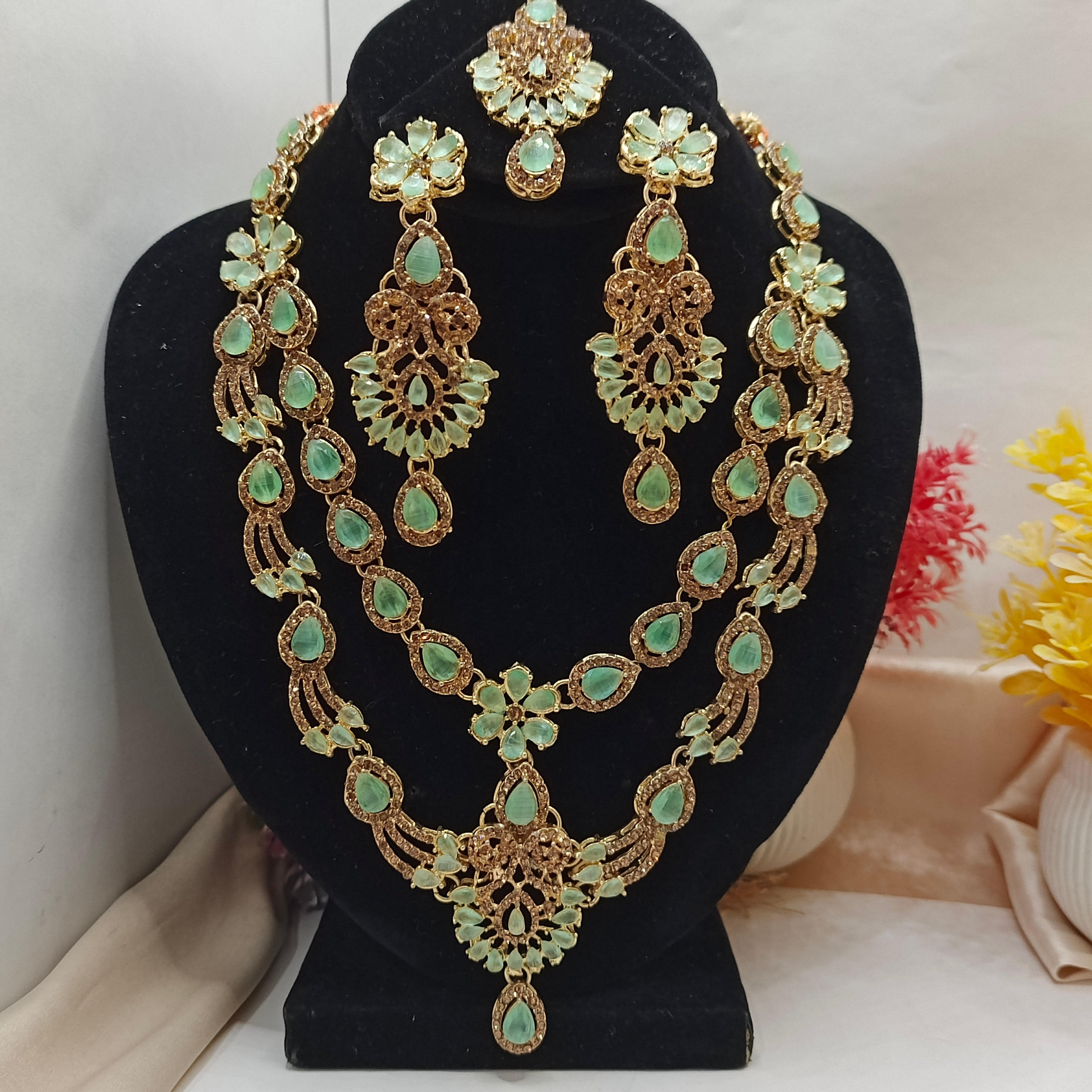 Double Layered Necklace Set
