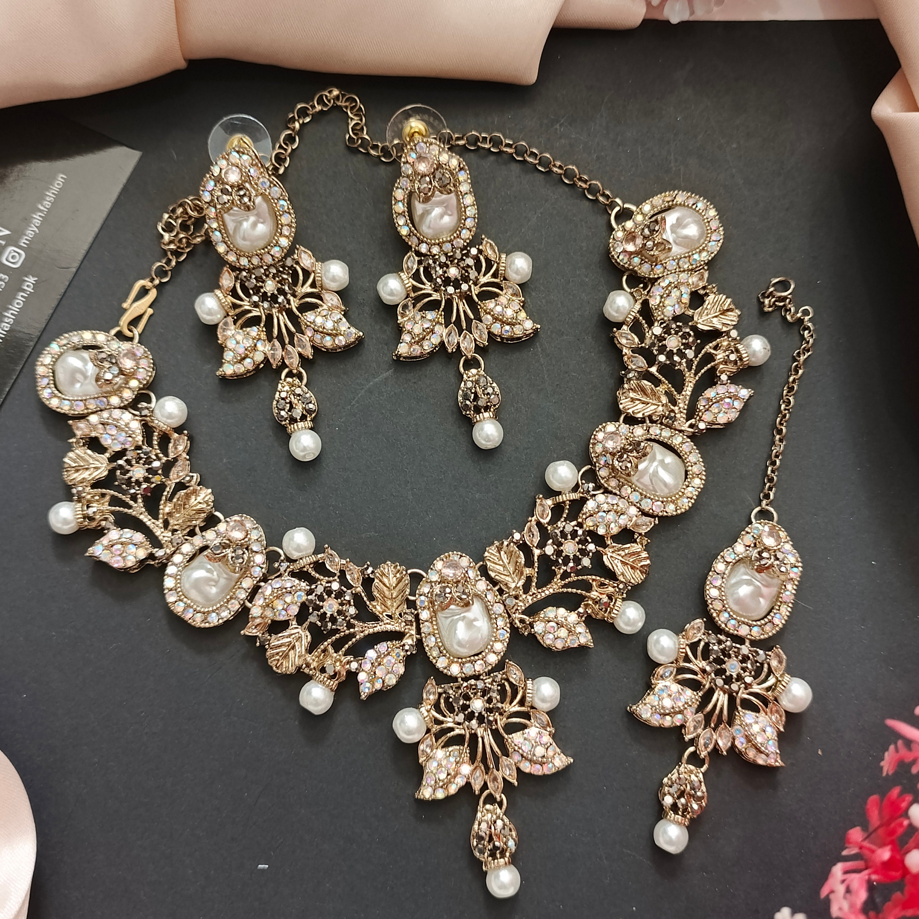 Turkish MotherPearls Jewellery Set