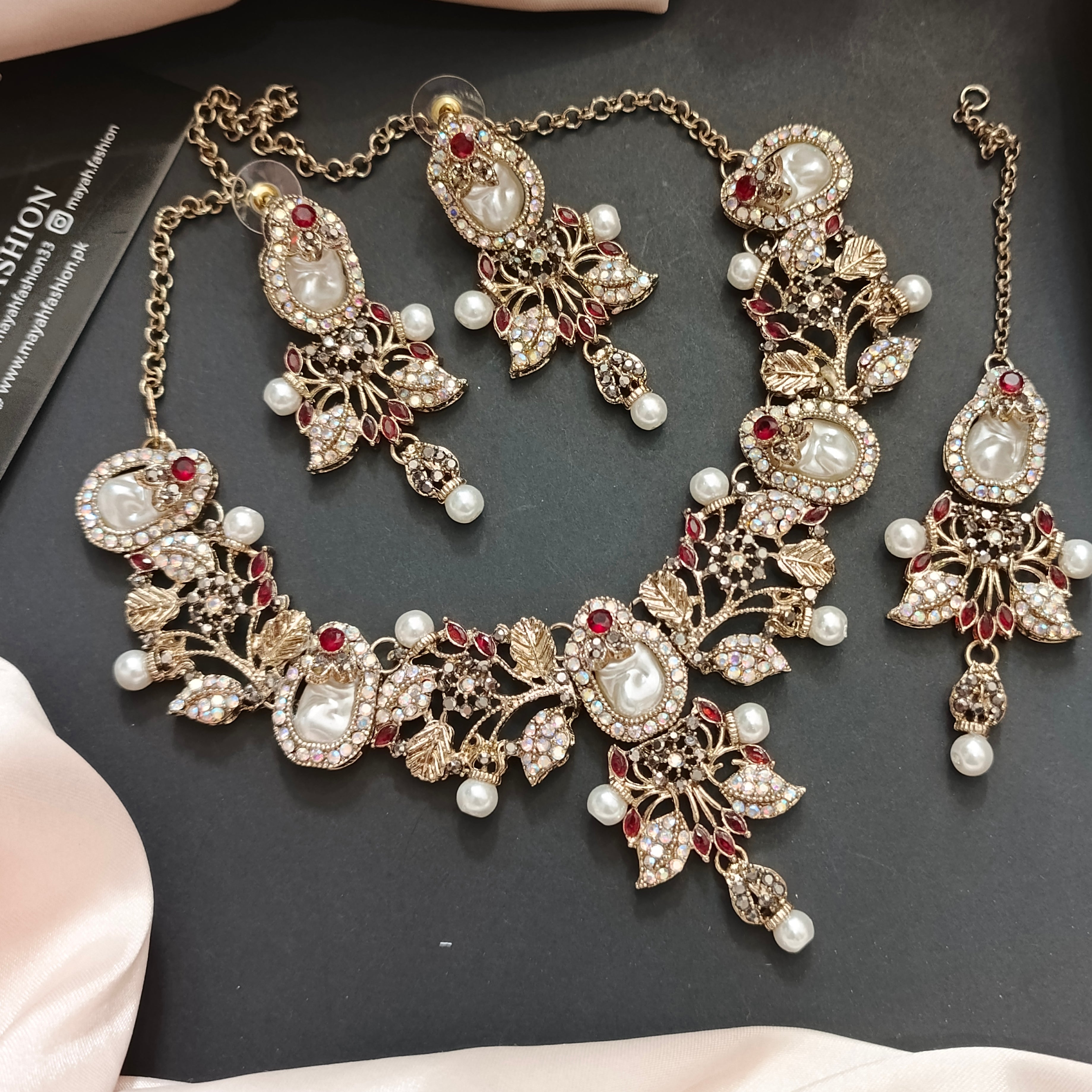 Turkish MotherPearls Jewellery Set