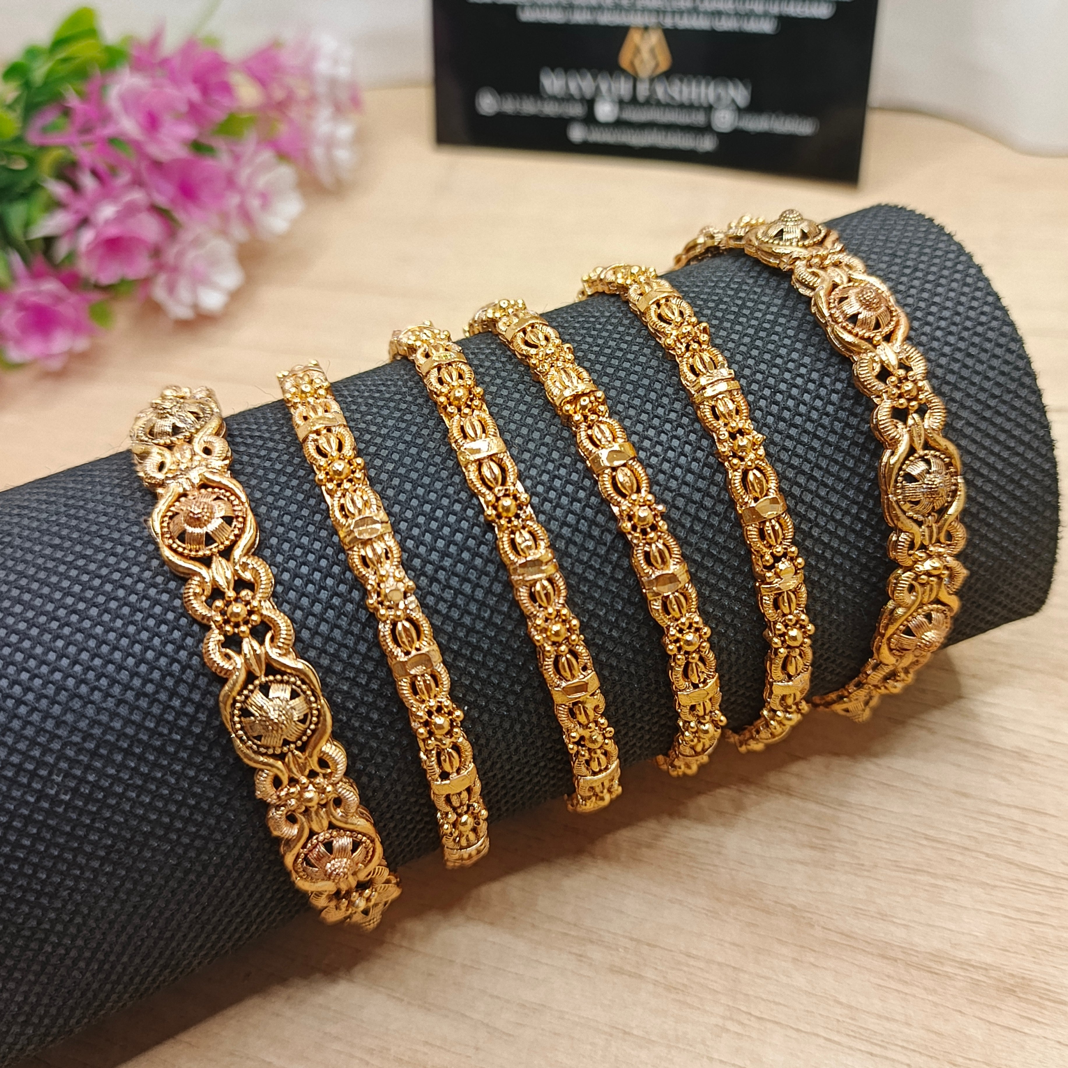 Gold plated Bangles