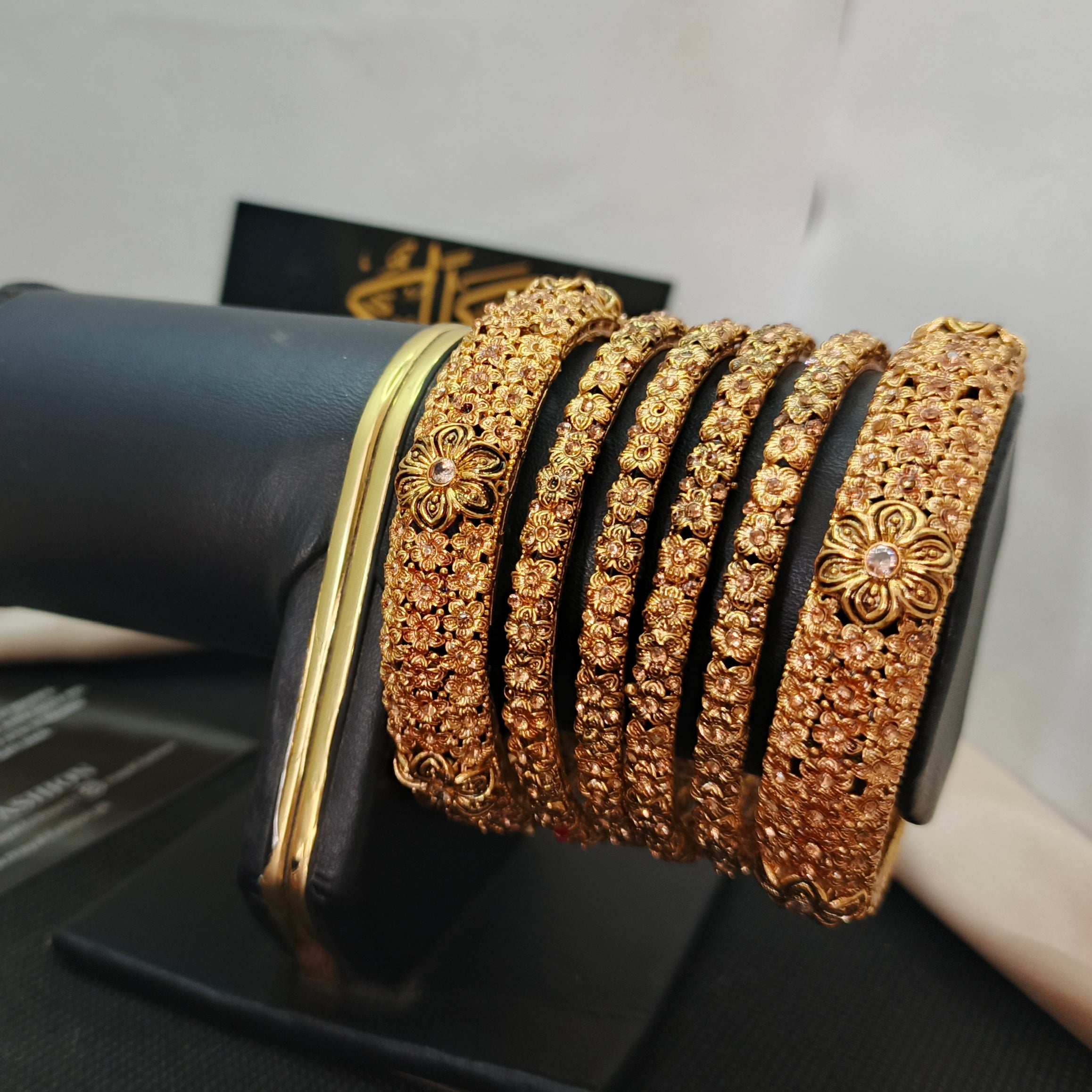 Set of 6 madrasi style bangles