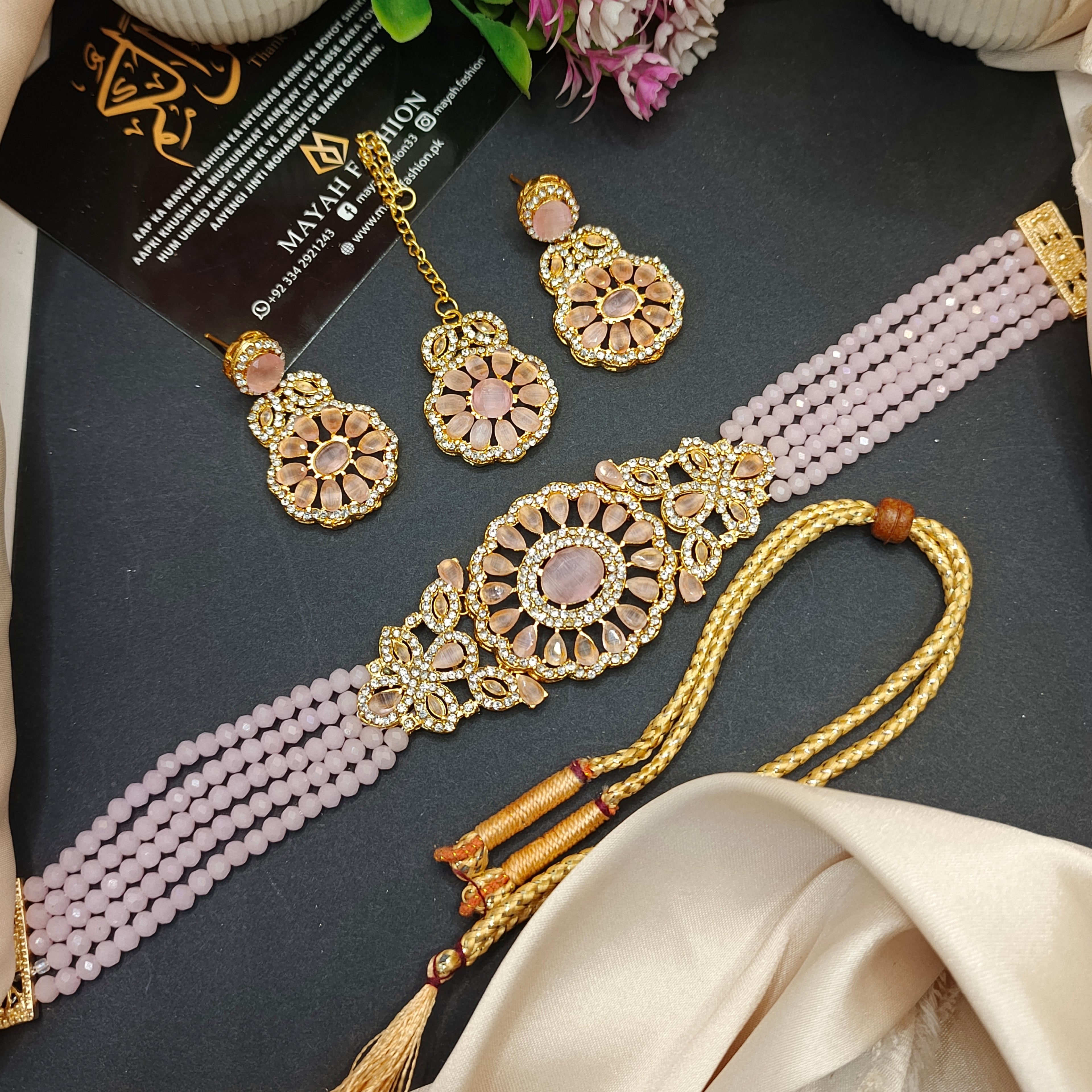 Zircon Chokar Set