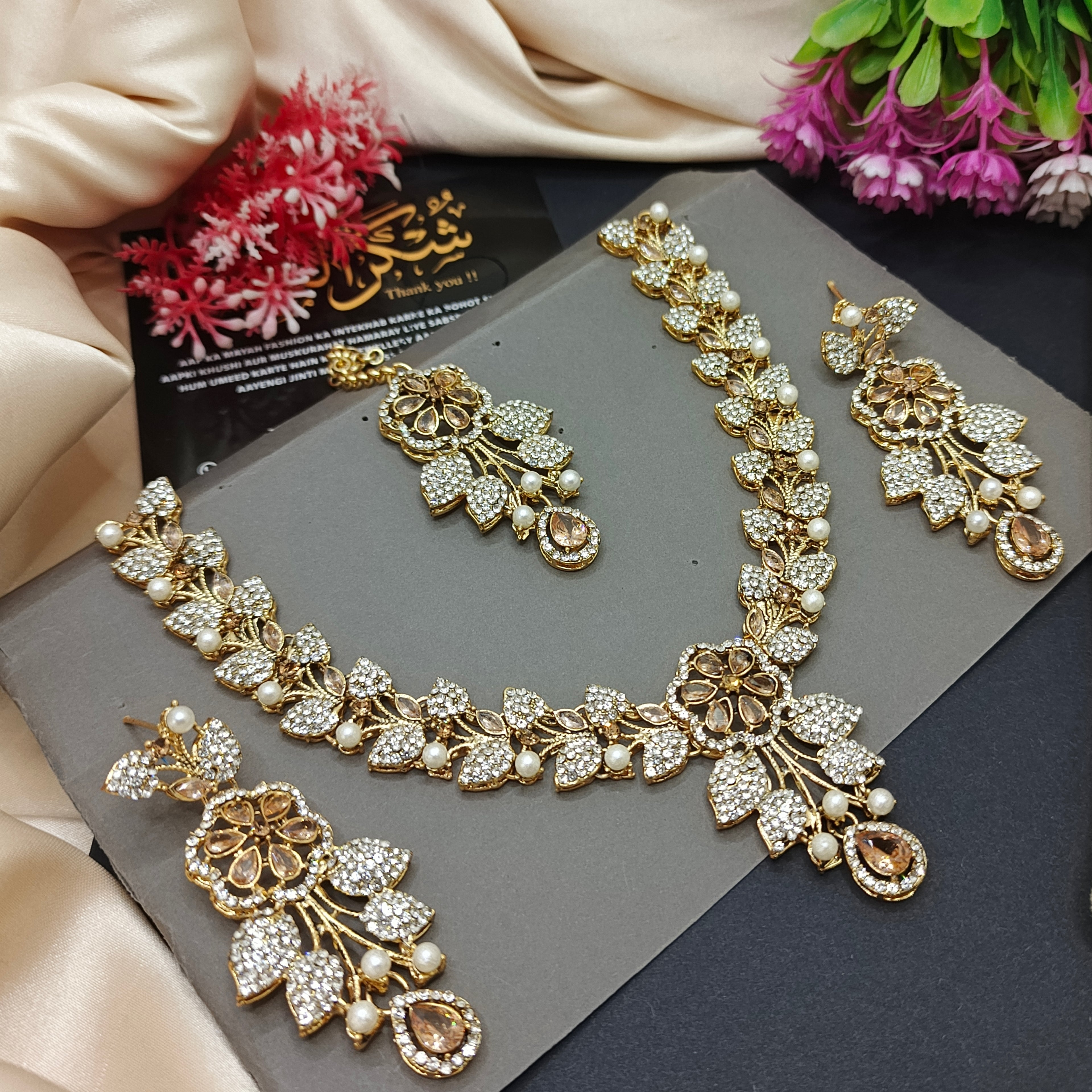 Flower Style necklace Set