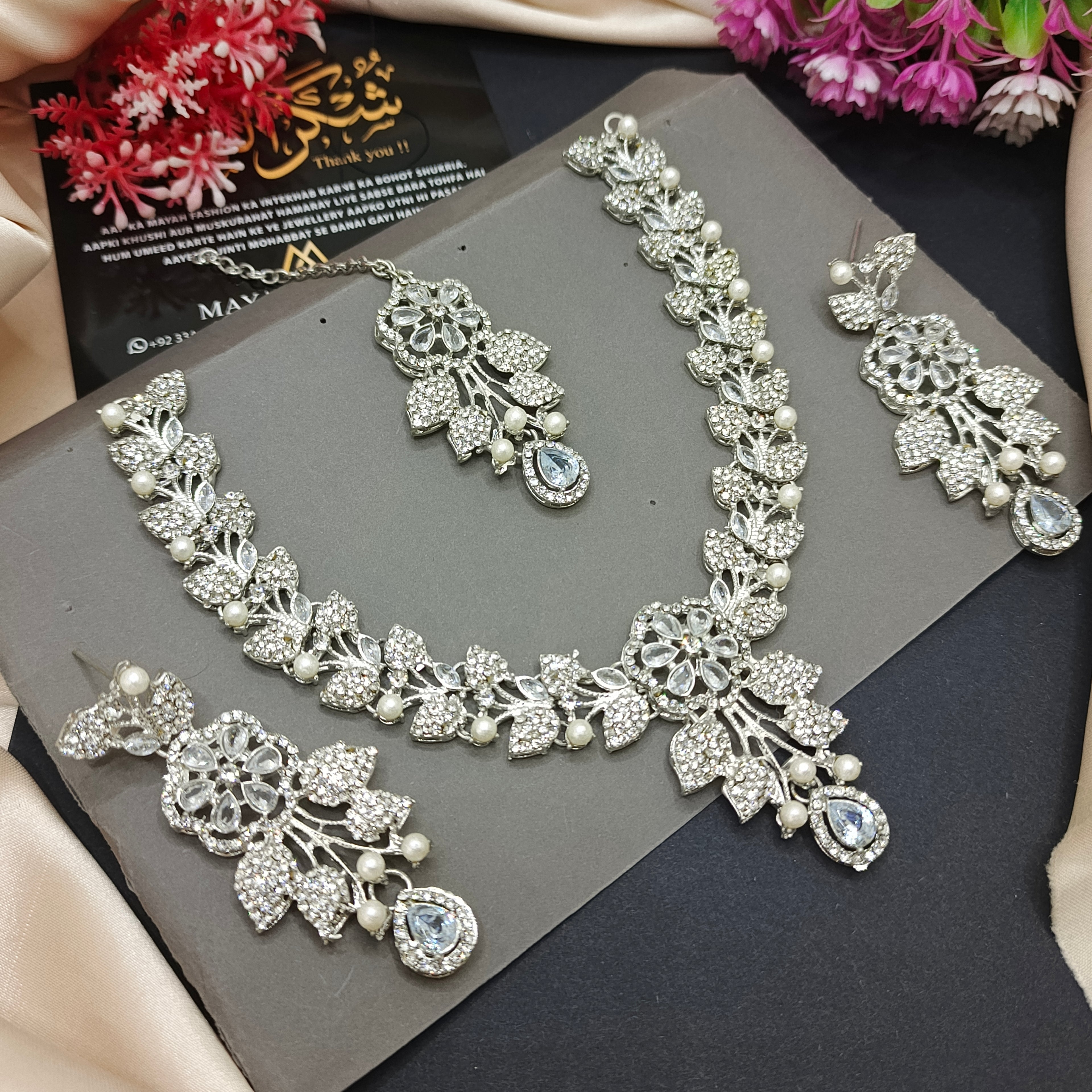Flower Style necklace Set