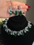 Full zircon Necklace Set