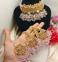 Lavender Chokar Set