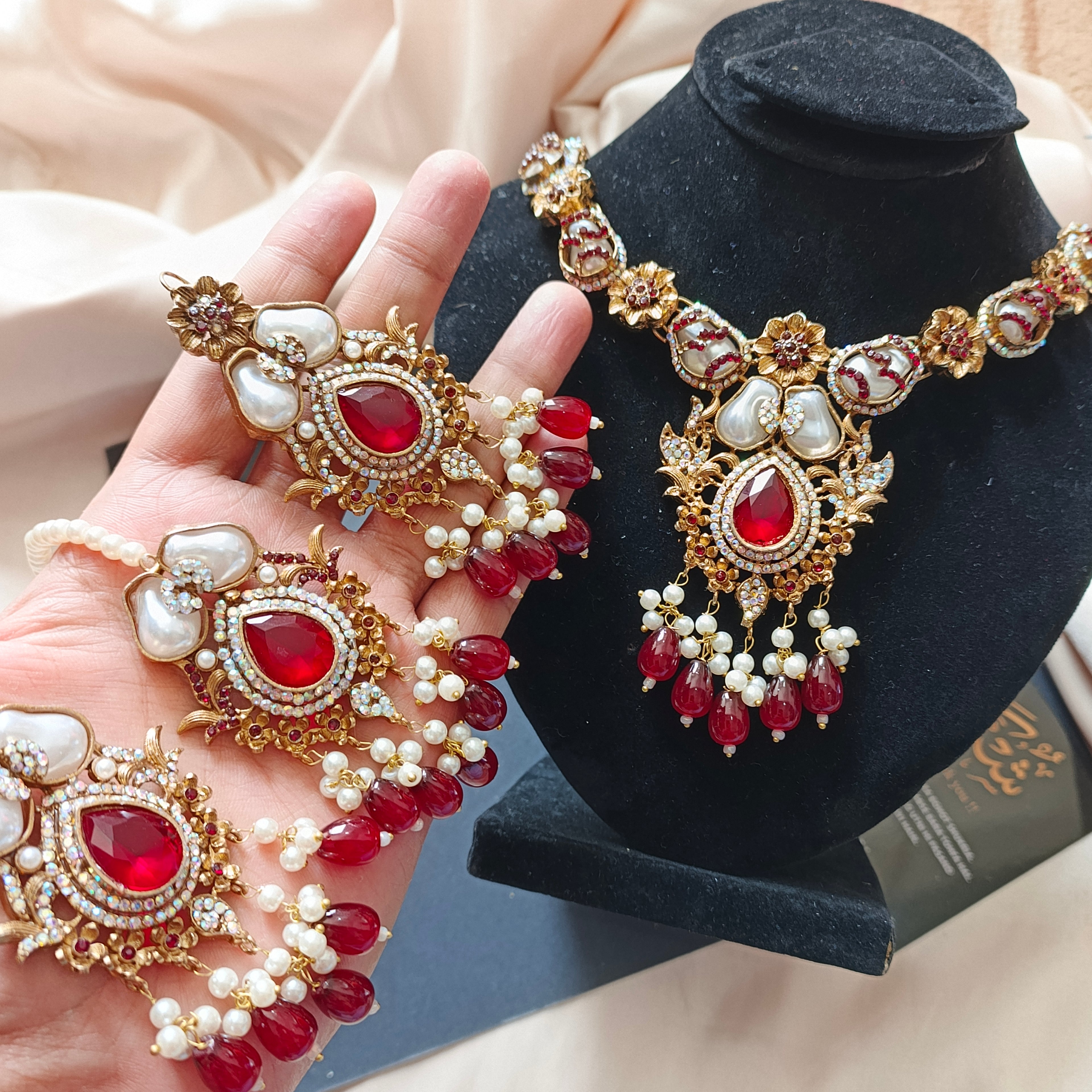 Turkish MotherPearls Jewellery Set