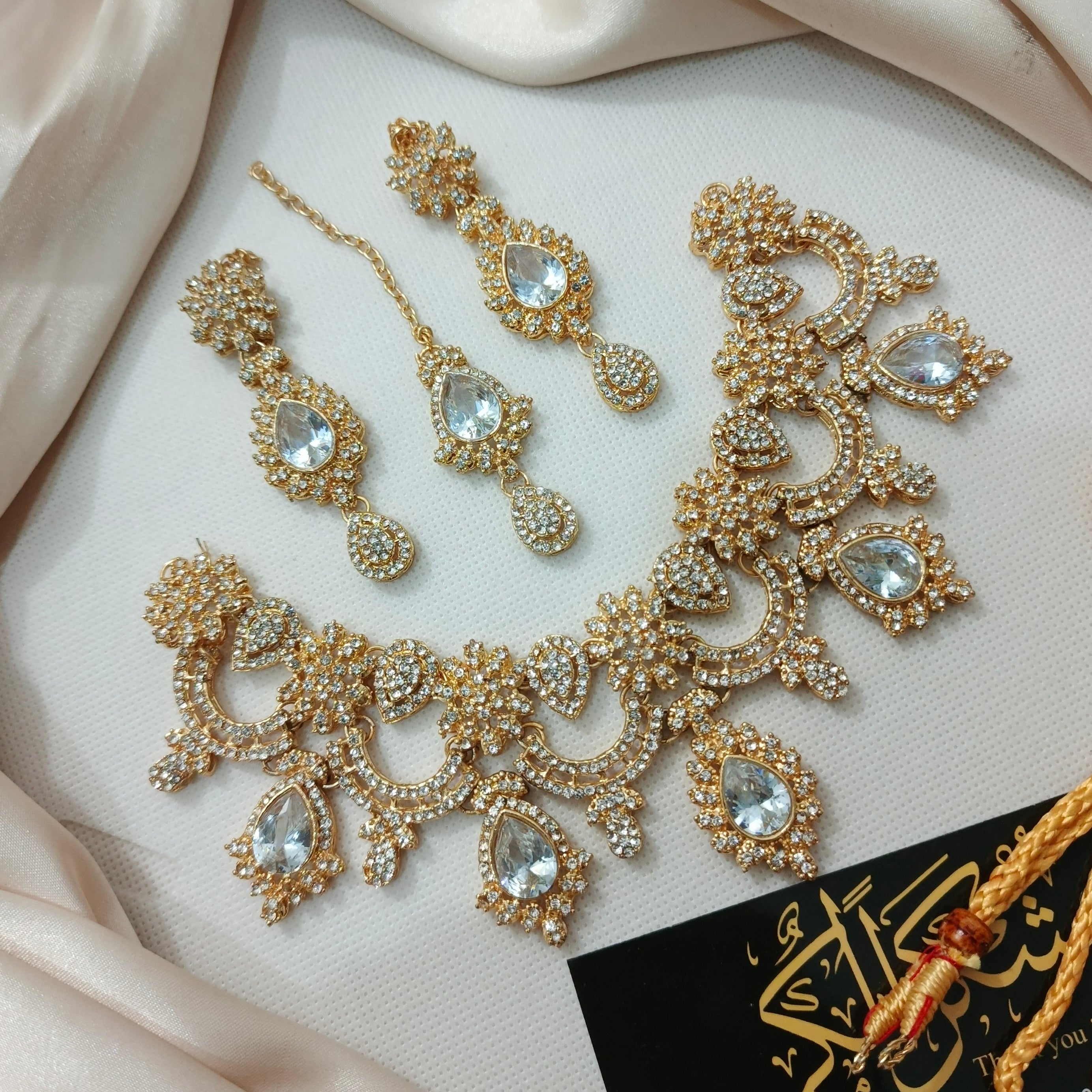 Necklace Set with earrings and teeka