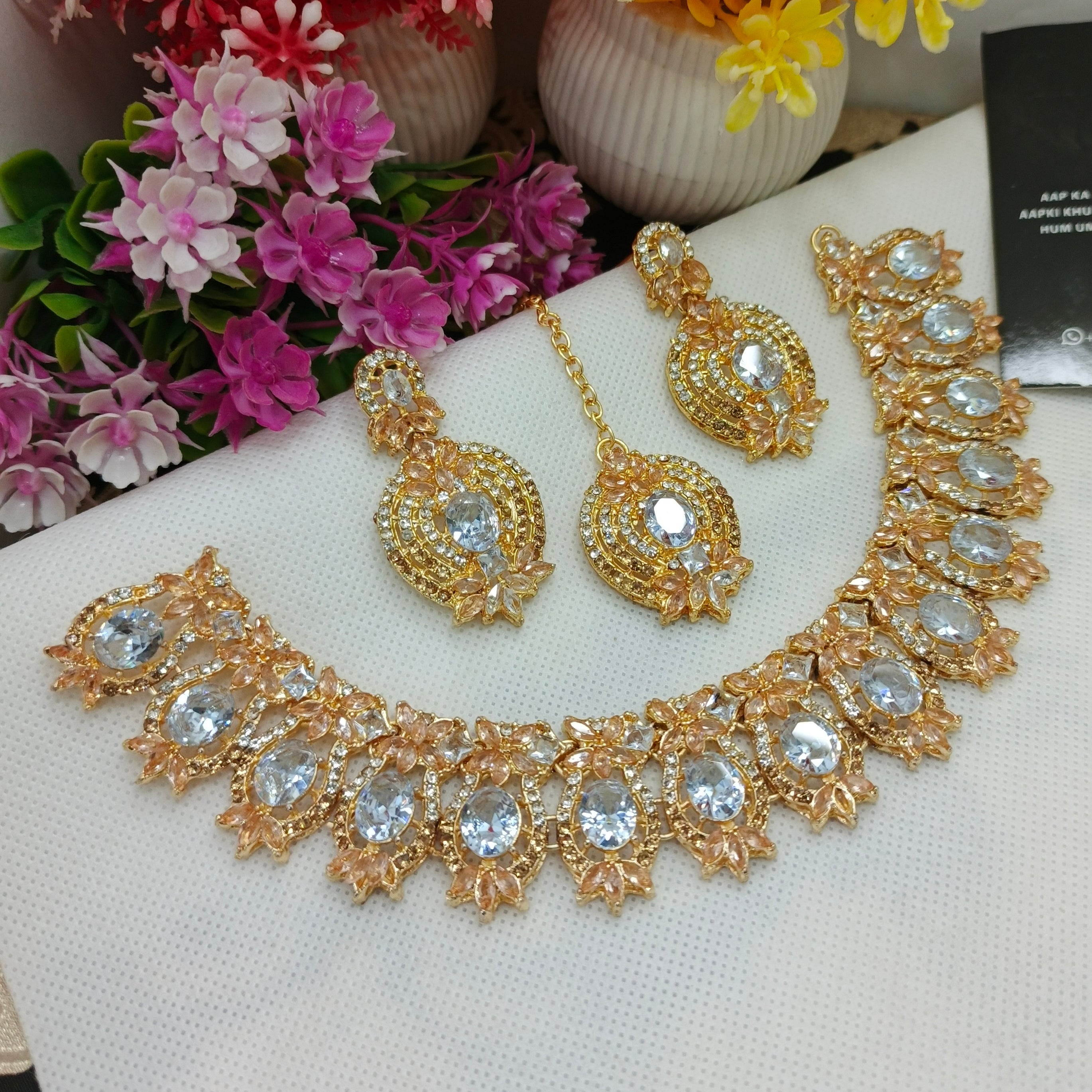 Zircon Stones jewellery Set