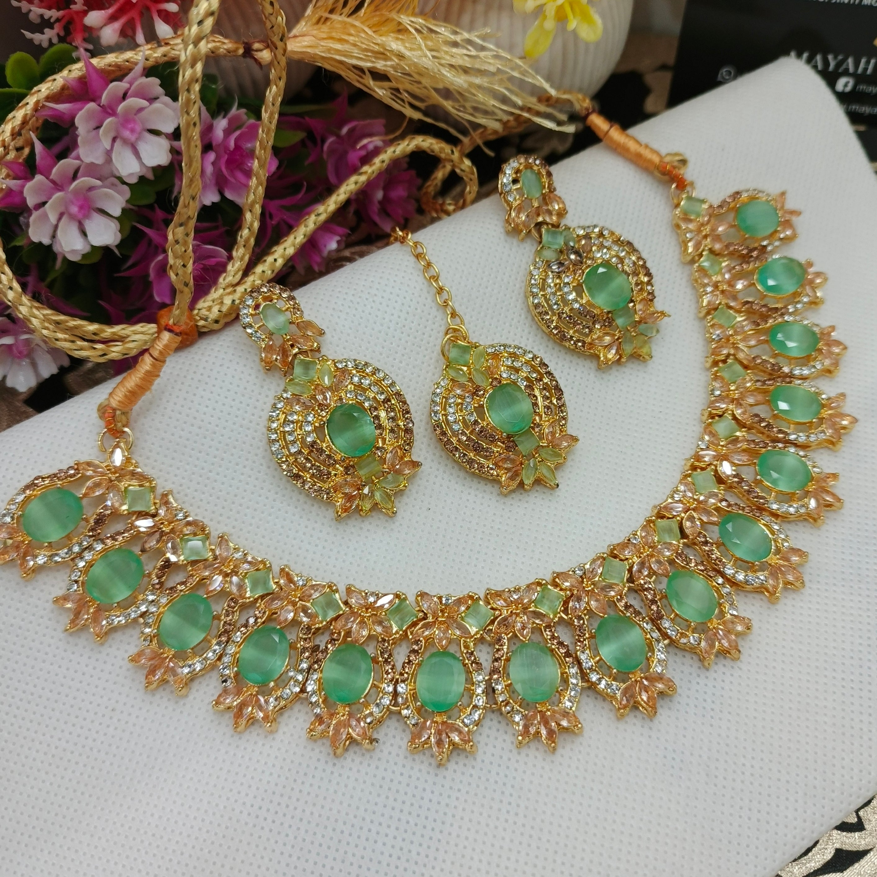 Zircon Stones jewellery Set