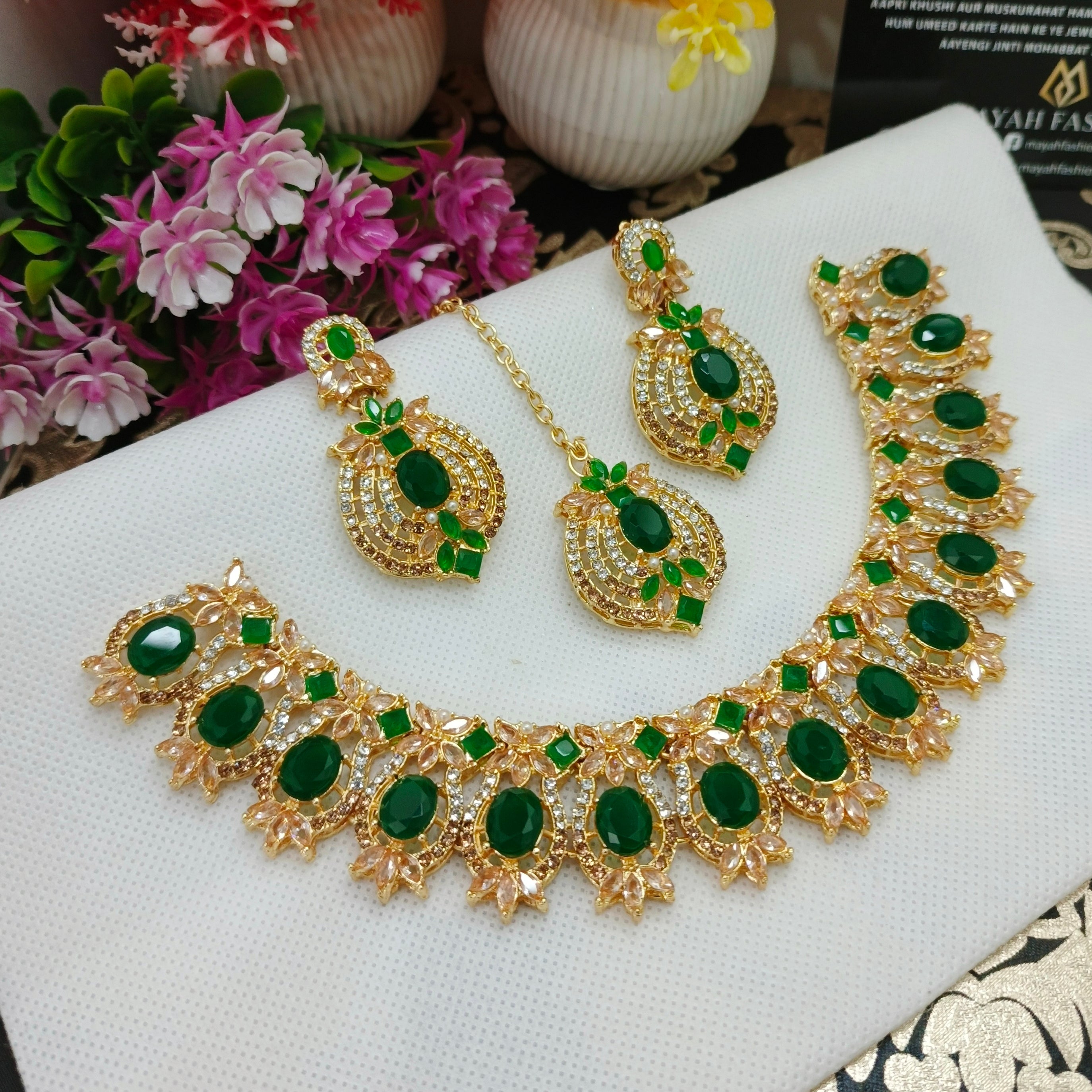 Zircon Stones jewellery Set