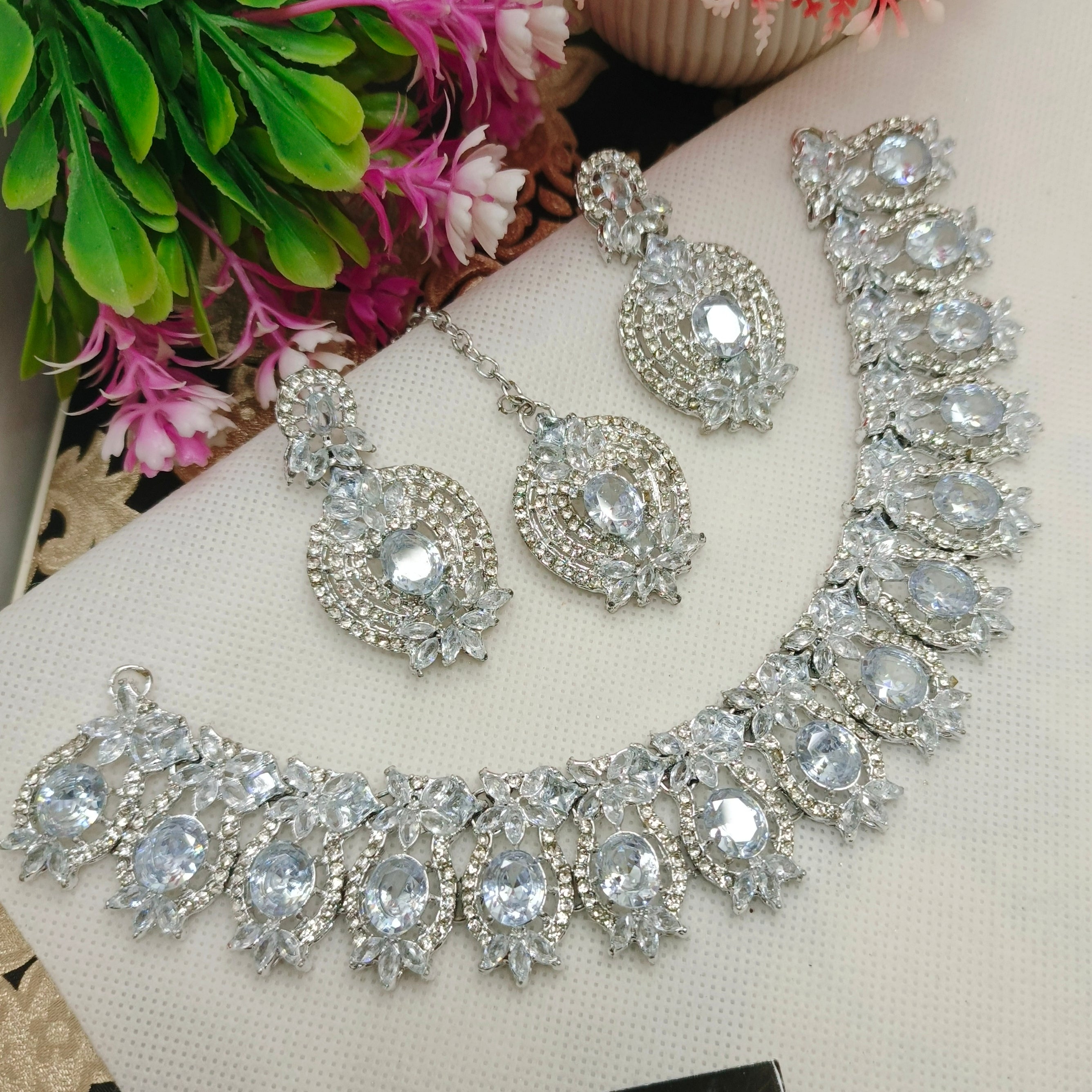 Zircon Stones jewellery Set