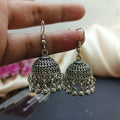 Oxidized Jhumka (silver)