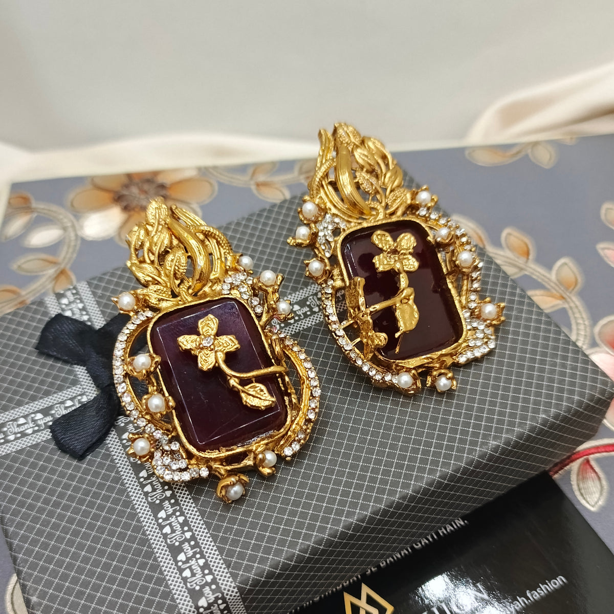 Turkish Style manjoos earrings