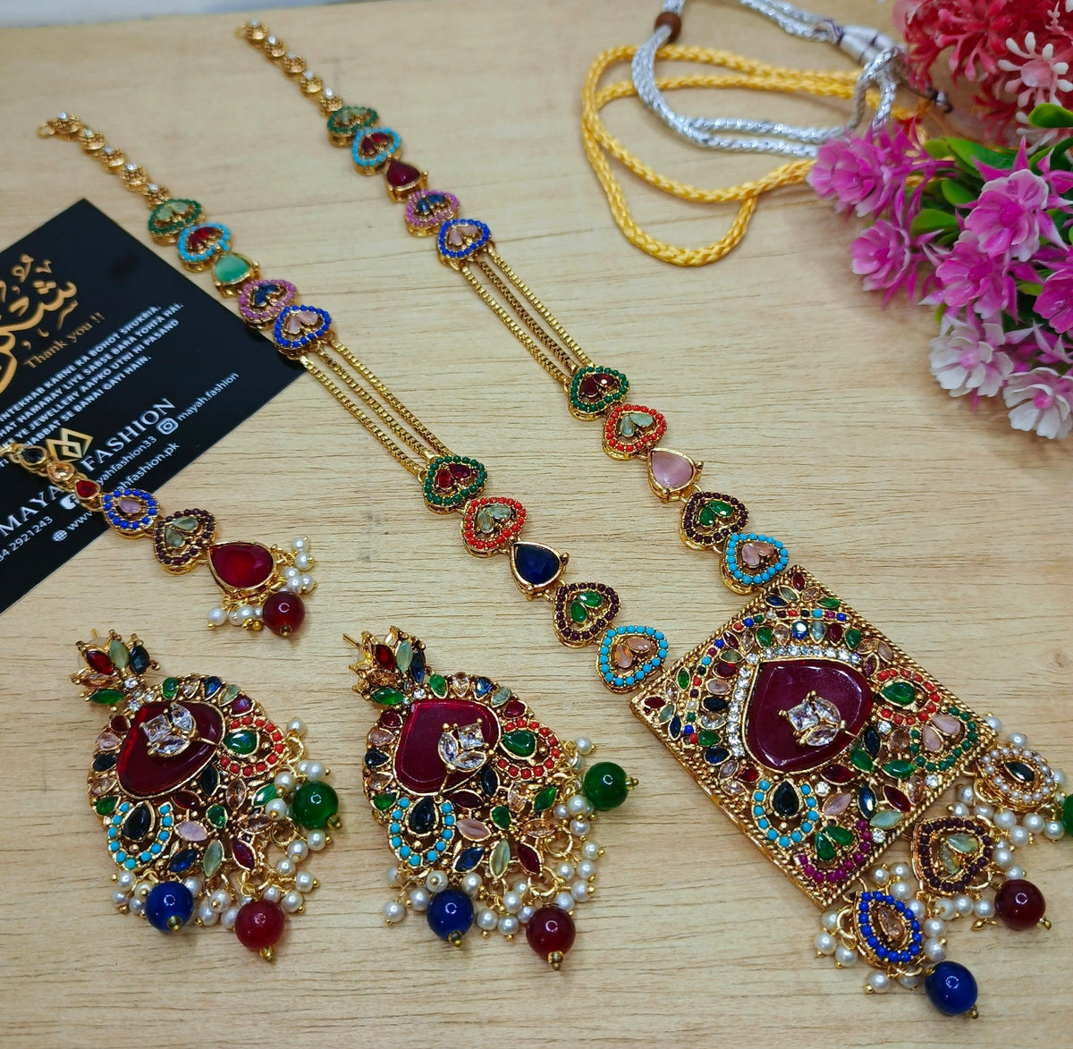 Long Mala pendant Set