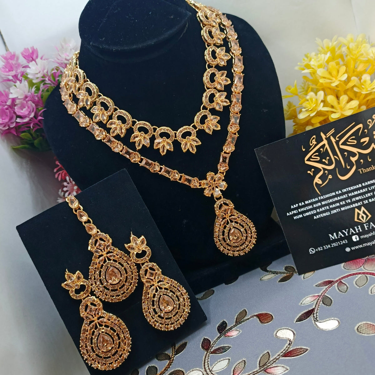 Double Layered Jewellery Set