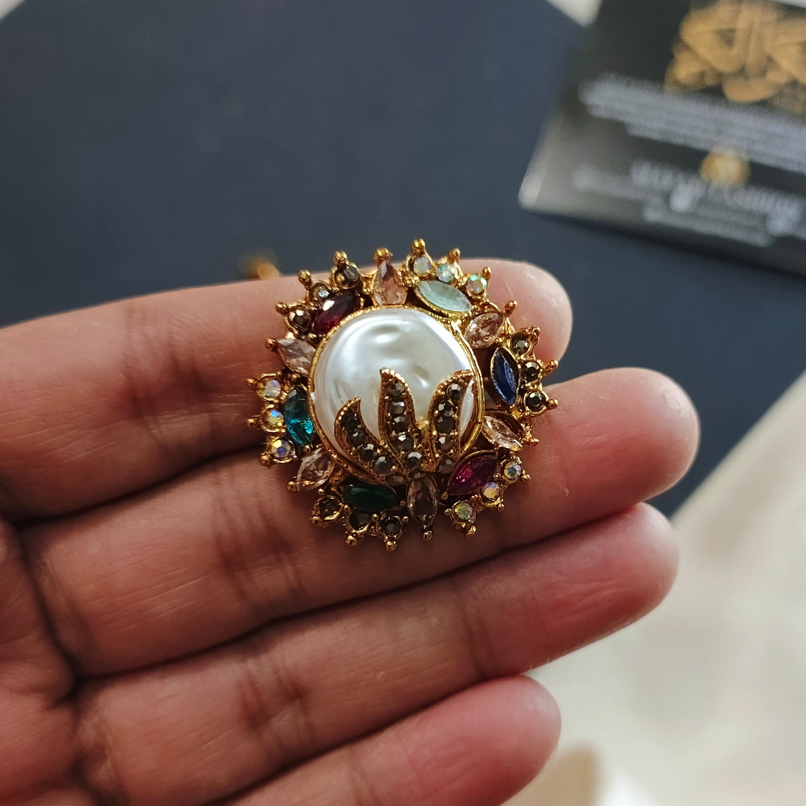 Turkish MotherPearls Rings #022