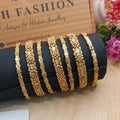 7pc Gold Look Bangles Set
