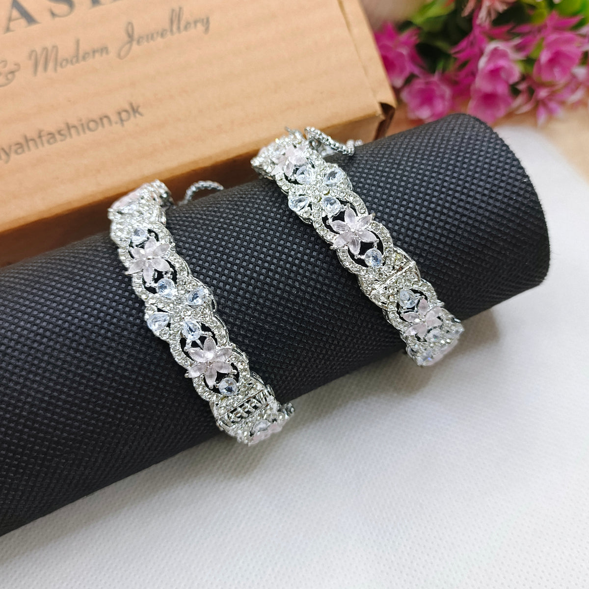 Openable zircon Bangles ❣️ #391