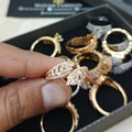 Premium Zircon Rings (adjustable sizes)