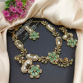 M.O.P necklace set (mint green
