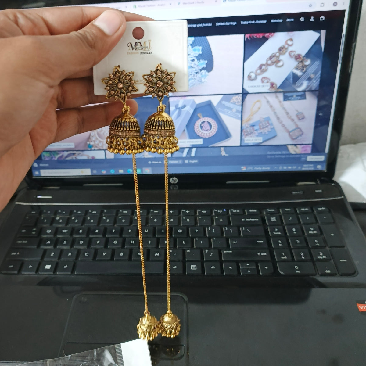 Long HnagingJhumka
