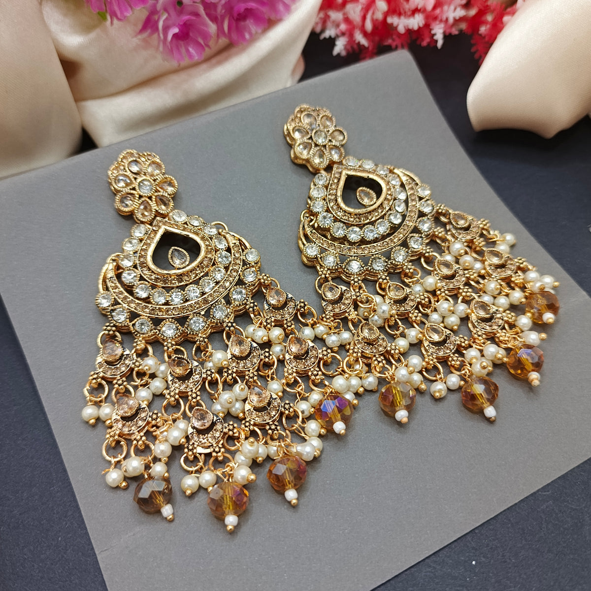 Jhalar Style Earrings