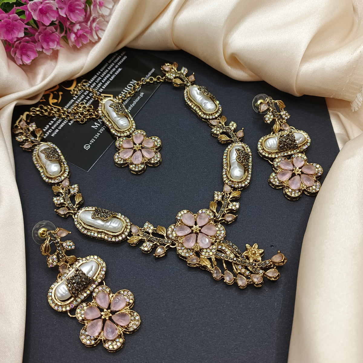 Mother of pearls Turkish Jewellery Set
