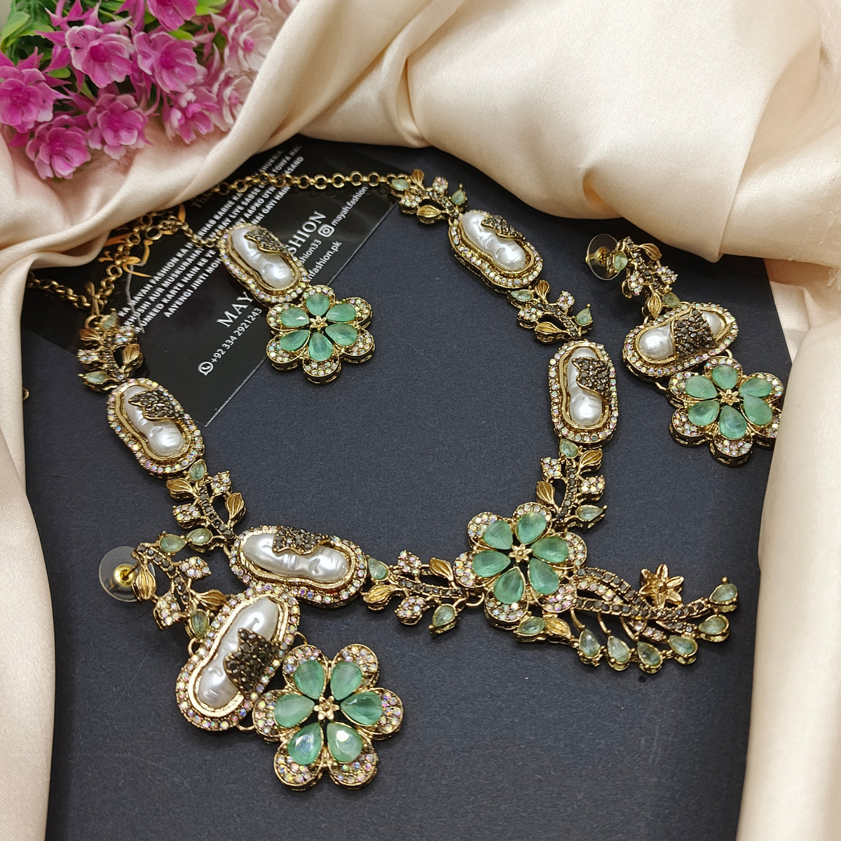Mother of pearls Turkish Jewellery Set