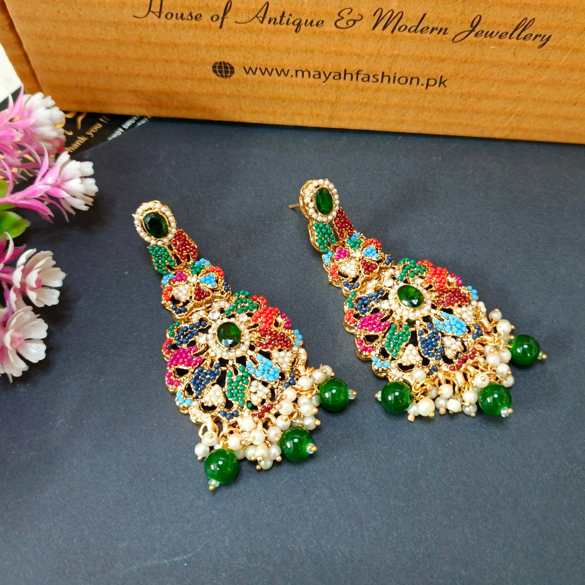 Nauratan Long Earrings