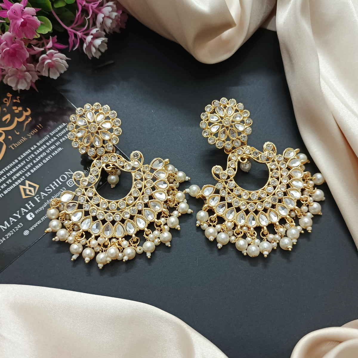 Premium Quality Kundan earrings