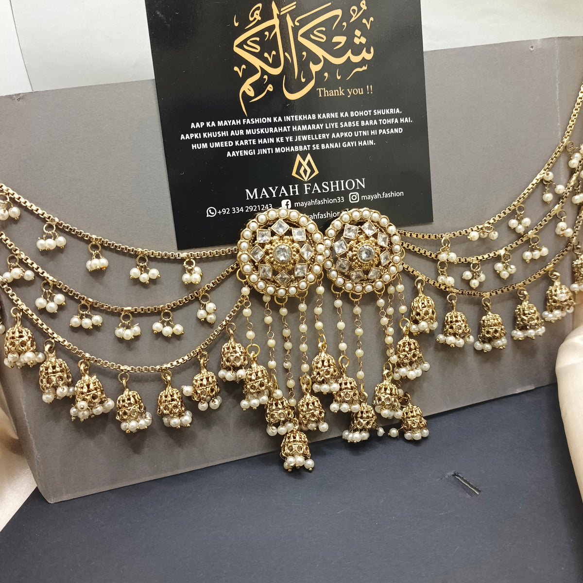 Antique polish Bahubali sahare Earrings