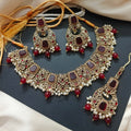 Polky Style Round necklace Set