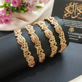 Set of 4 stone work bangles