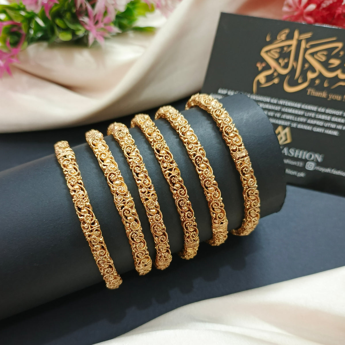 Madrasi style bangles(set of 6)