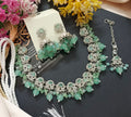 Light Necklace Set with Jhumka & Teeka