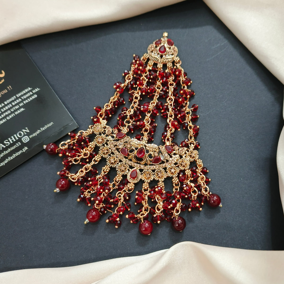 Turkish Jhoomar (Red)