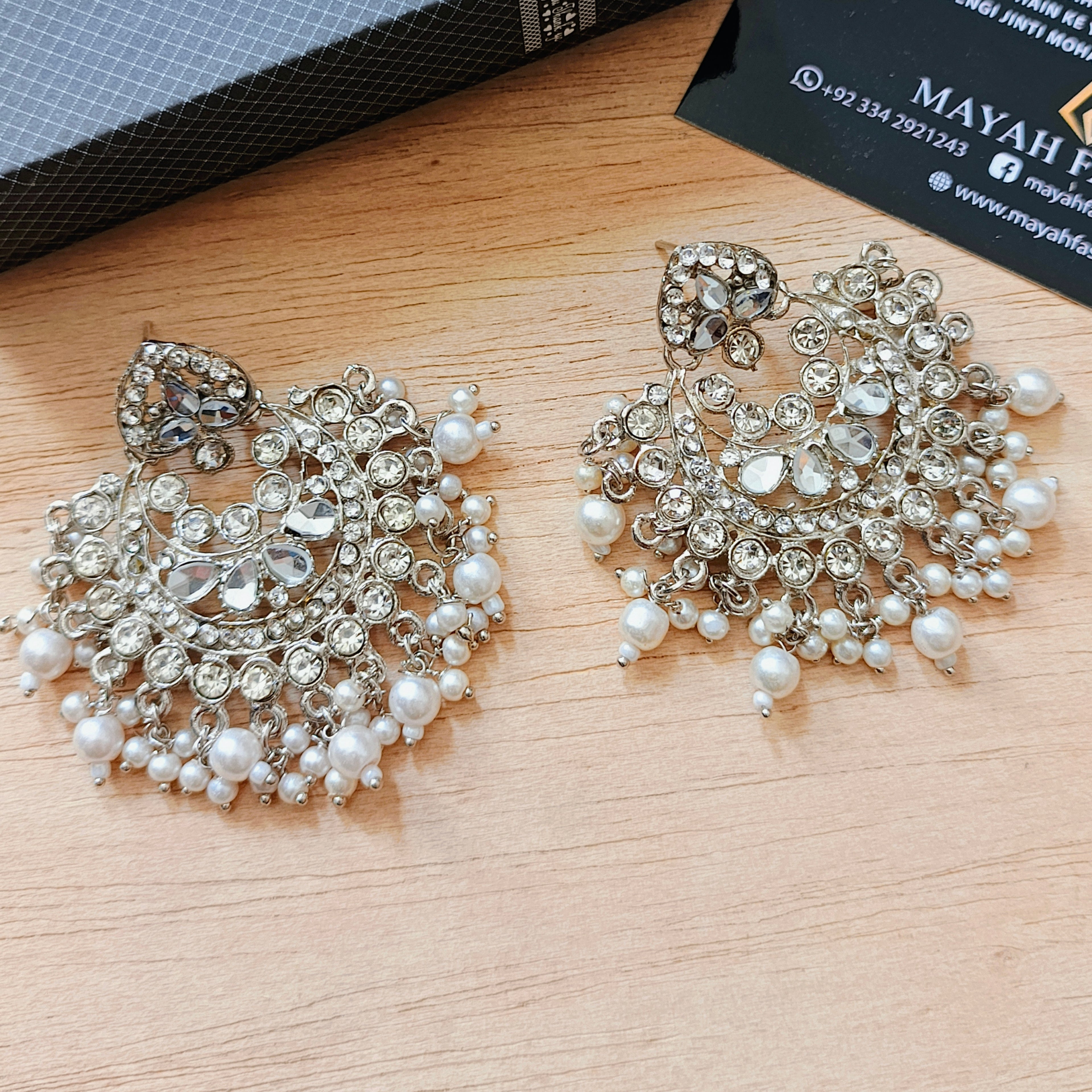 Premium Kundan Chand Bali