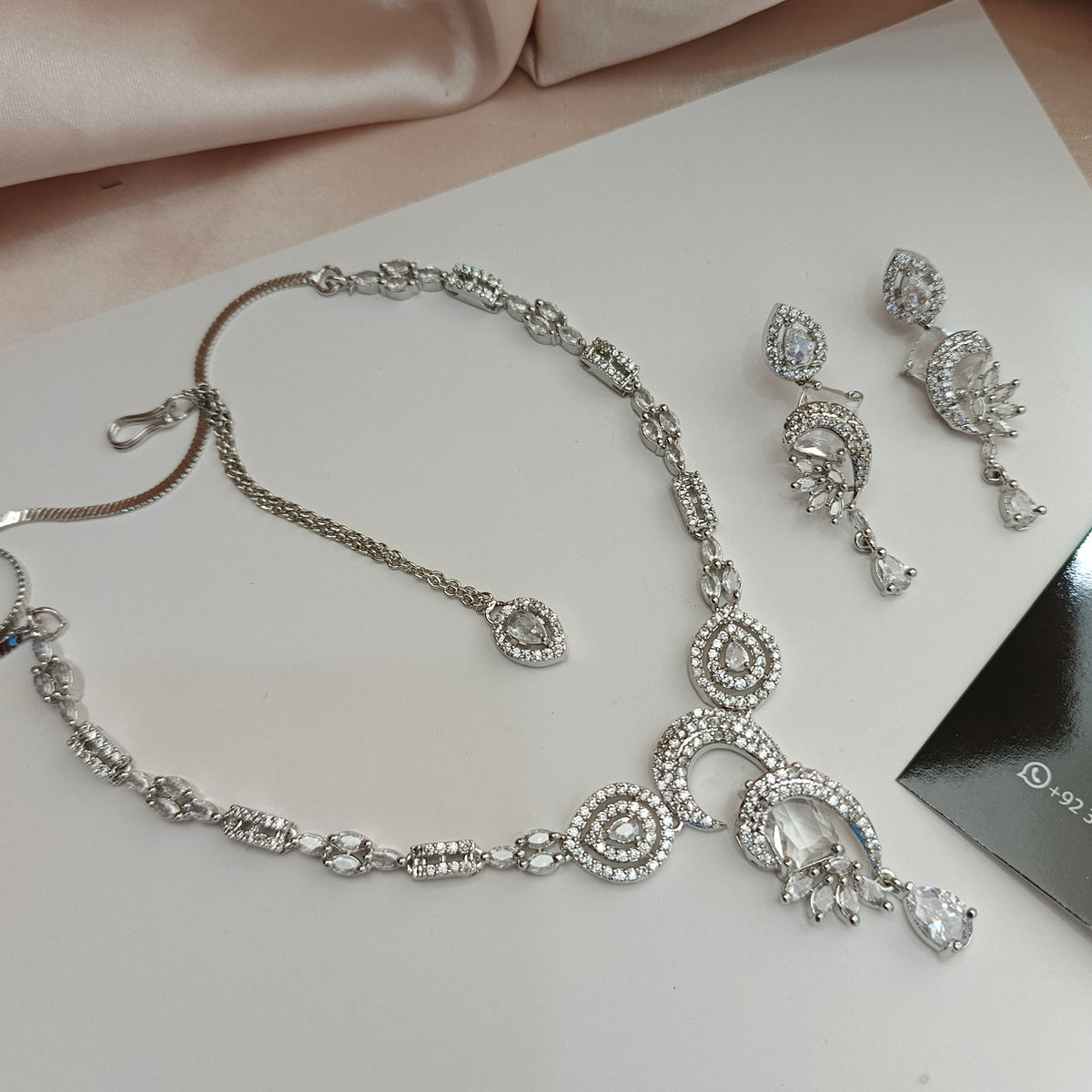 AD jarao stones jewellery set