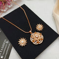 Dual Flower locket set